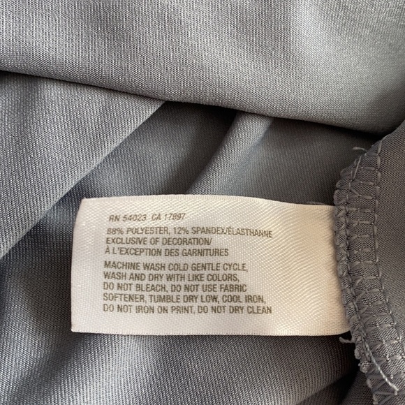 Gap Fit gray and orange cinched waist athletic dress - Picture 7 of 8